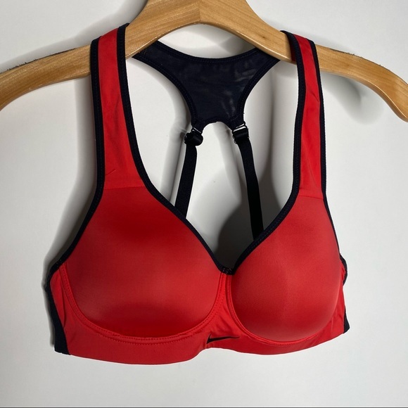 Nike Other - Nike Red and Black Padded Underwire Sports Bra